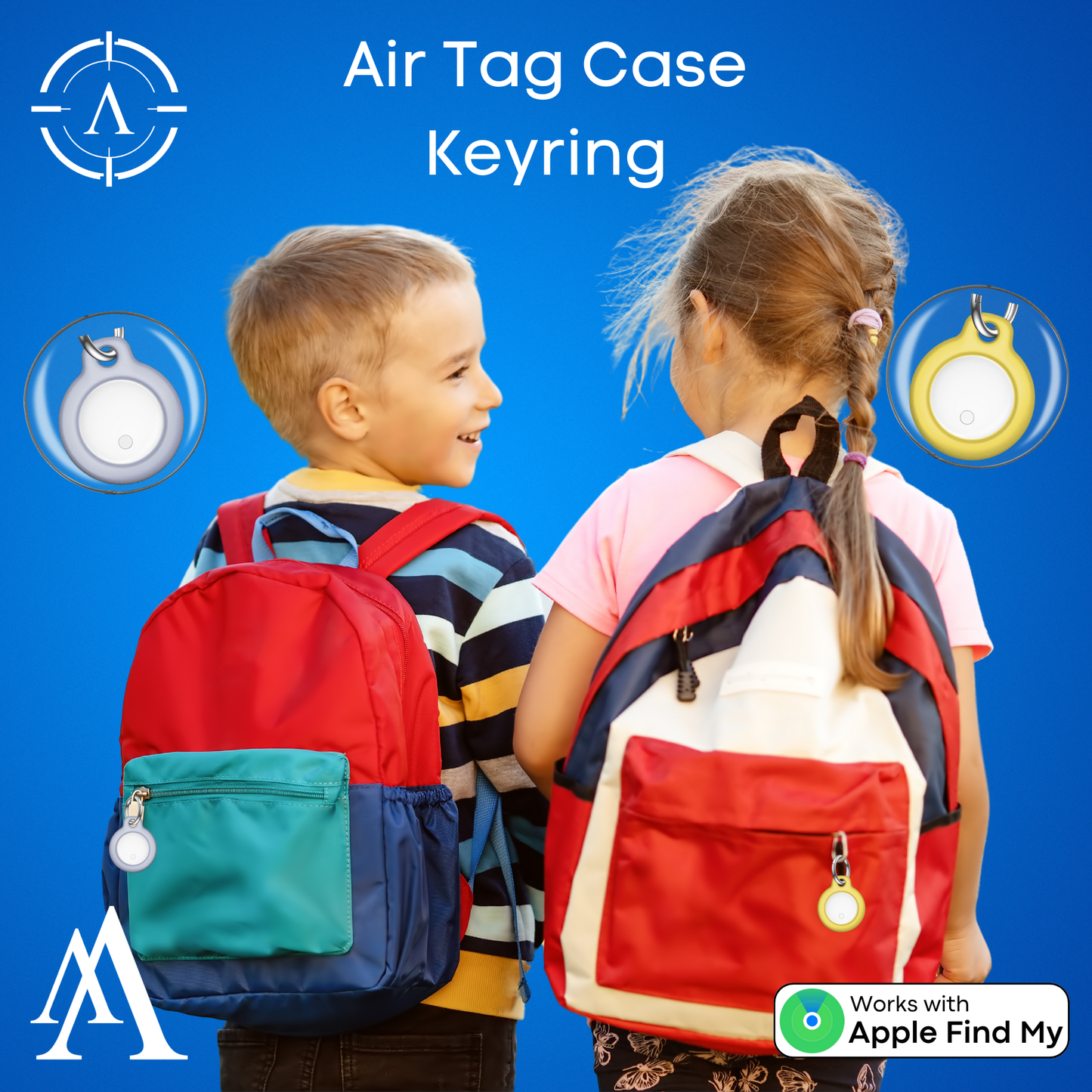 Apple Air Tag Keyring | Compatible with Apple Air Tag!