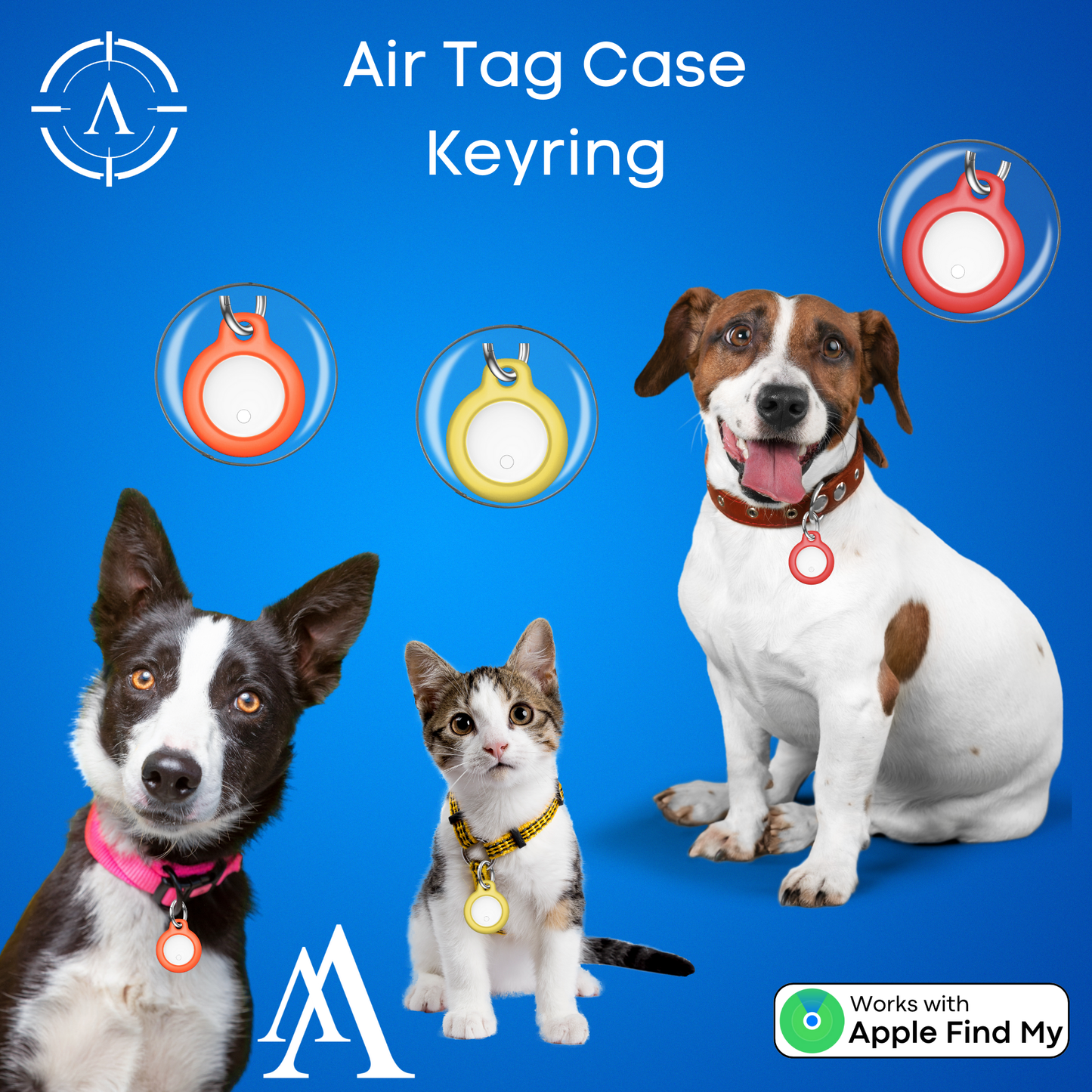 Apple Air Tag Keyring | Compatible with Apple Air Tag!