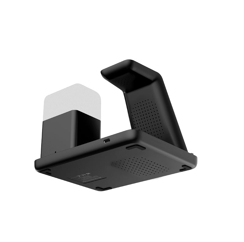 Lelantus 6-in-1 Wireless Charging Stand with Night Lamp & Clock