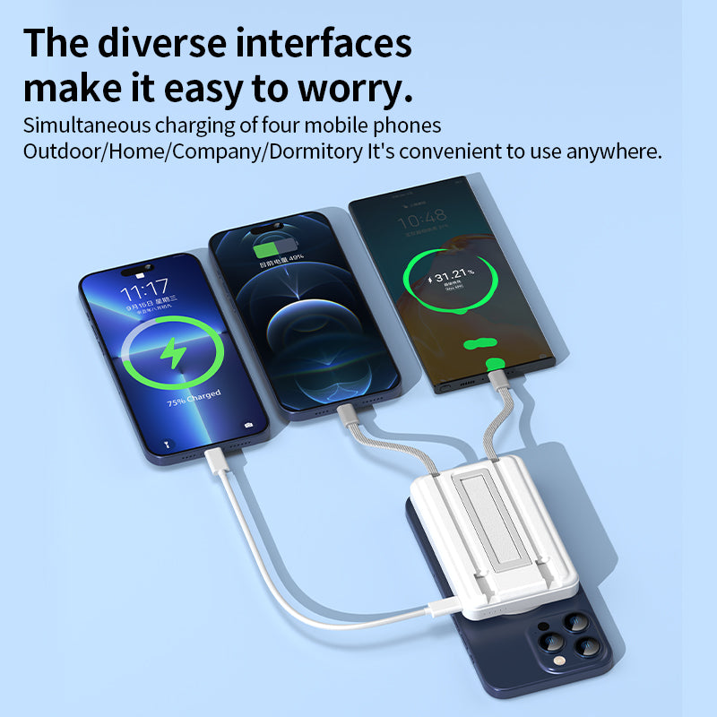 Lelantus USB-C Multifunction Magnetic Power Bank 10,000mAh