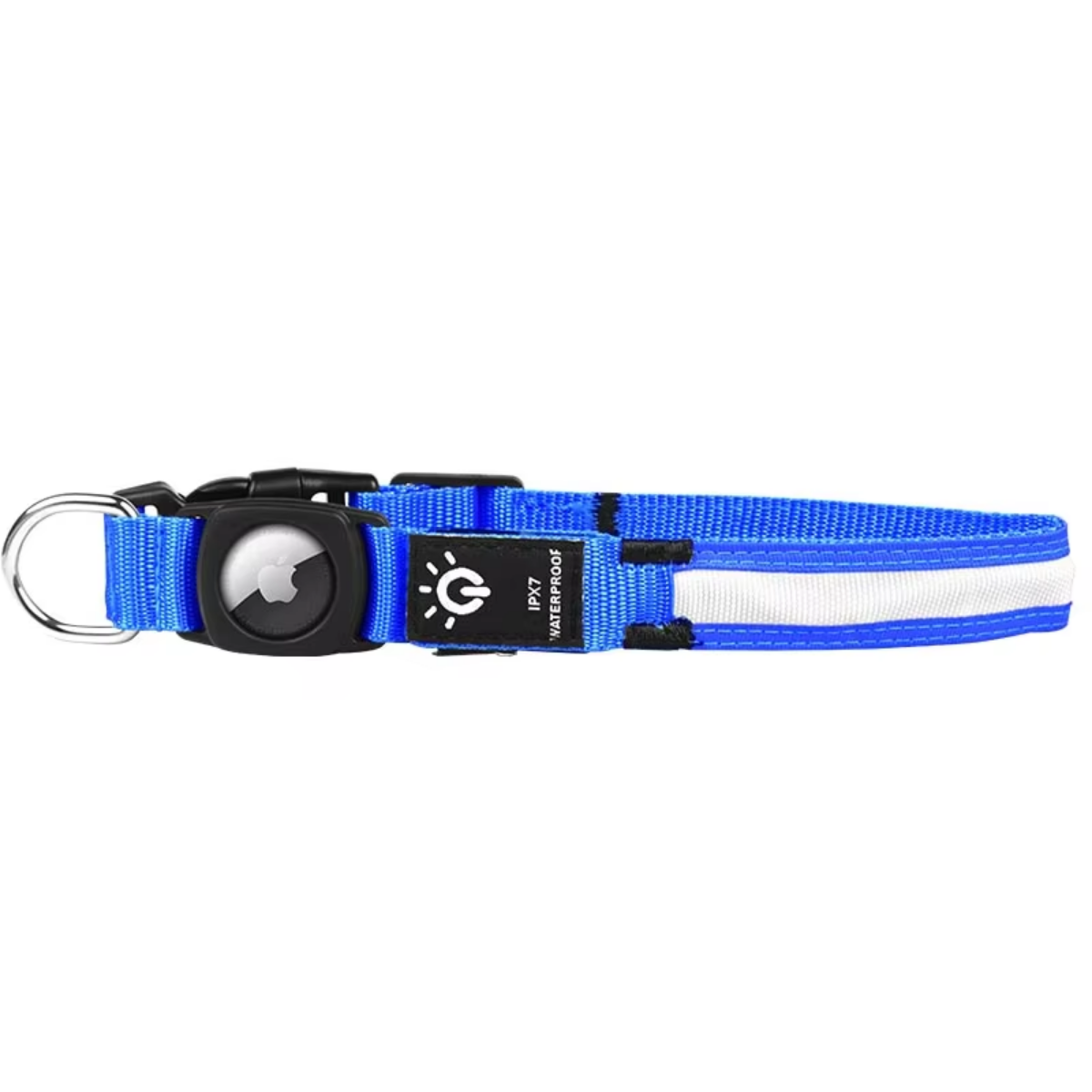 LED Apple Air Tag Dog Collar  | Apple Air Tag Compatible!
