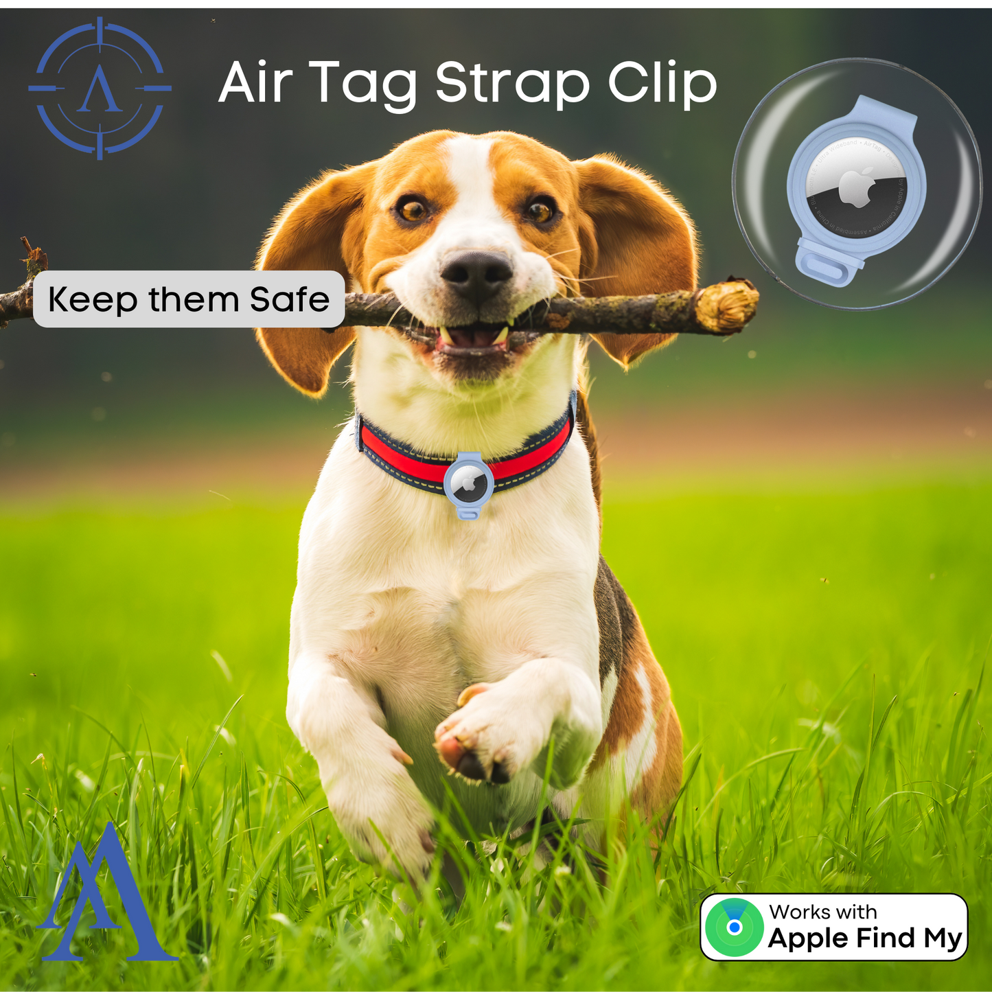 Apple Air Tag Strap Clip | Apple Air Tag Compatible!