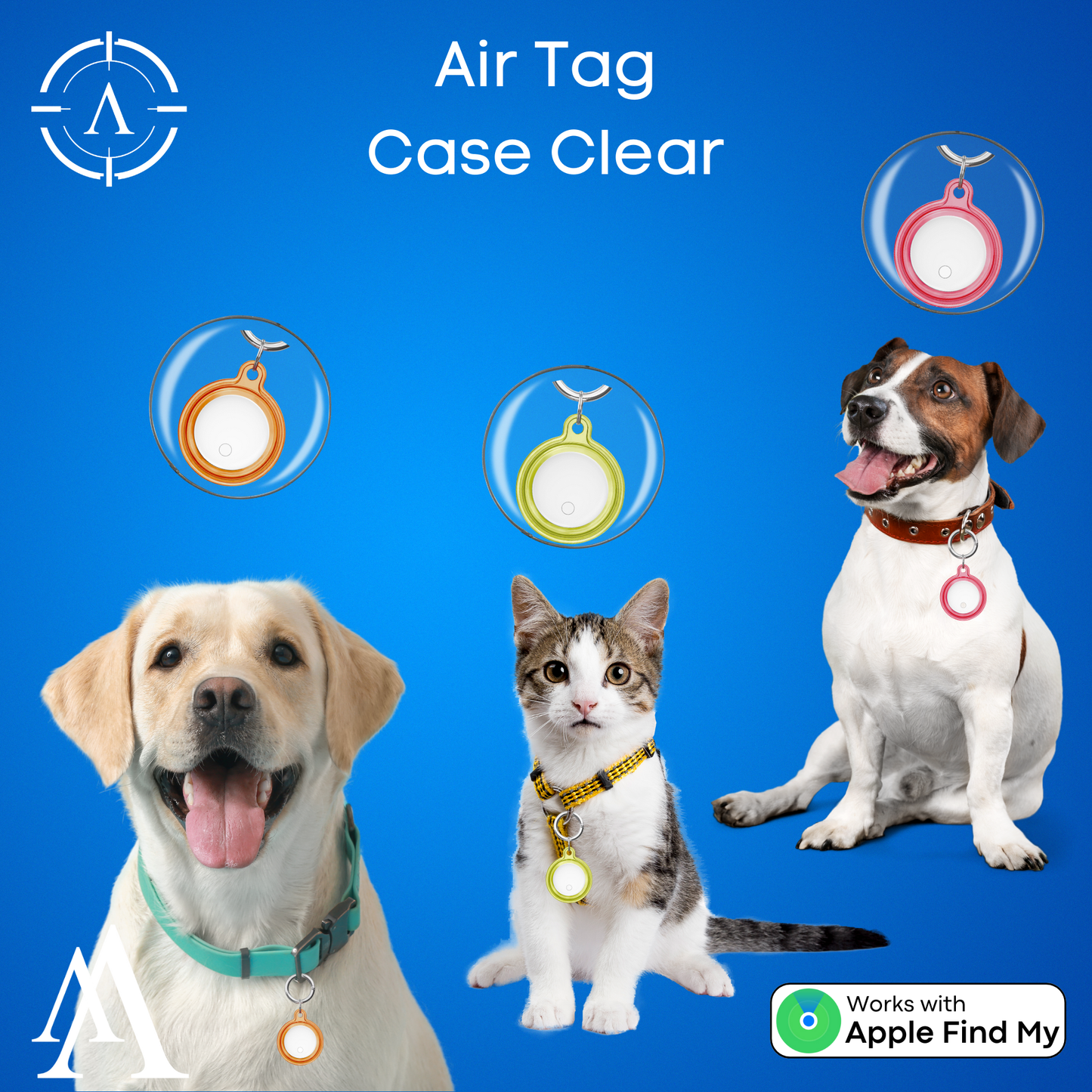 Apple Air Tag Case Clear | Apple Air Tag Compatible!