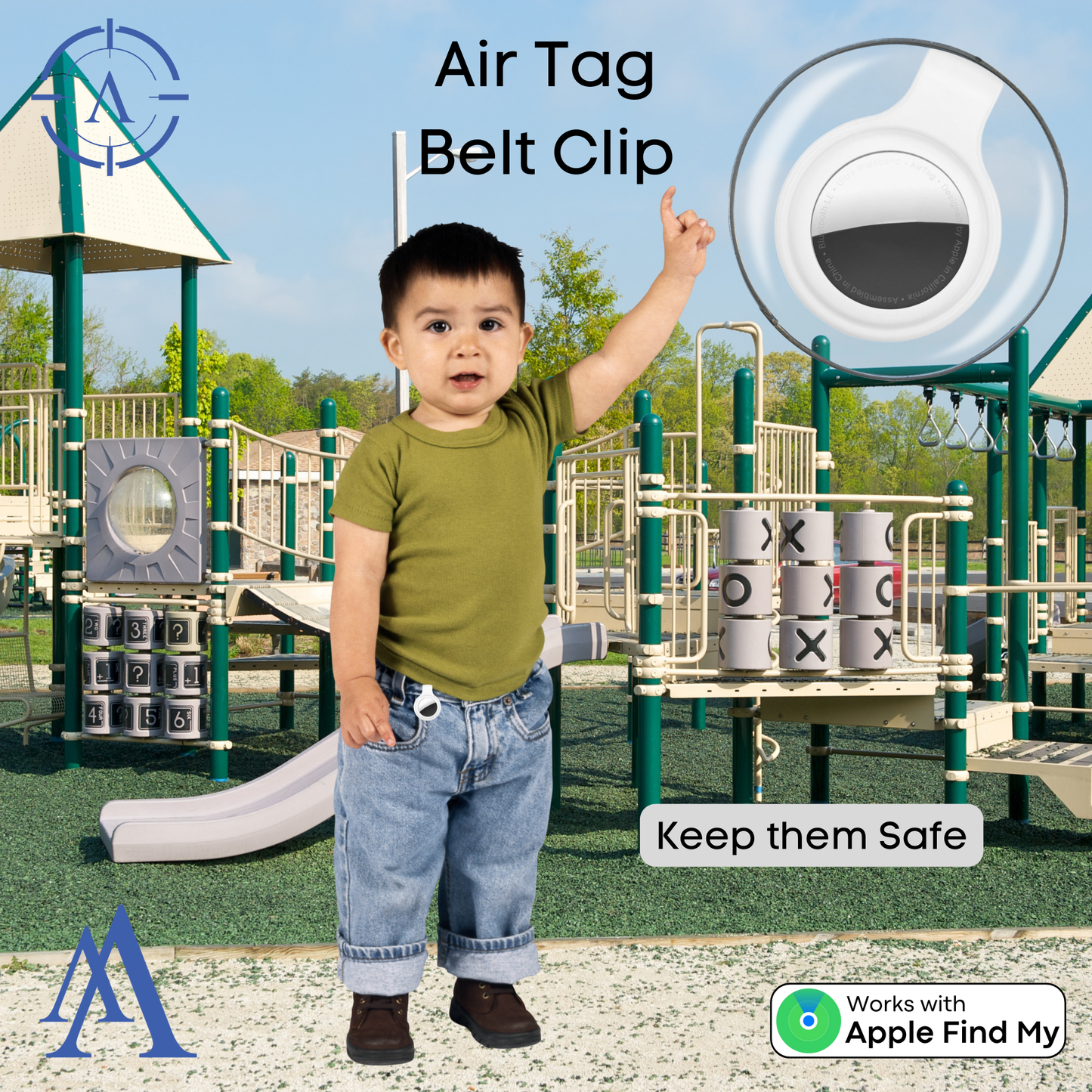 Apple Air Tag Belt Clip | Apple Air Tag Compatible!