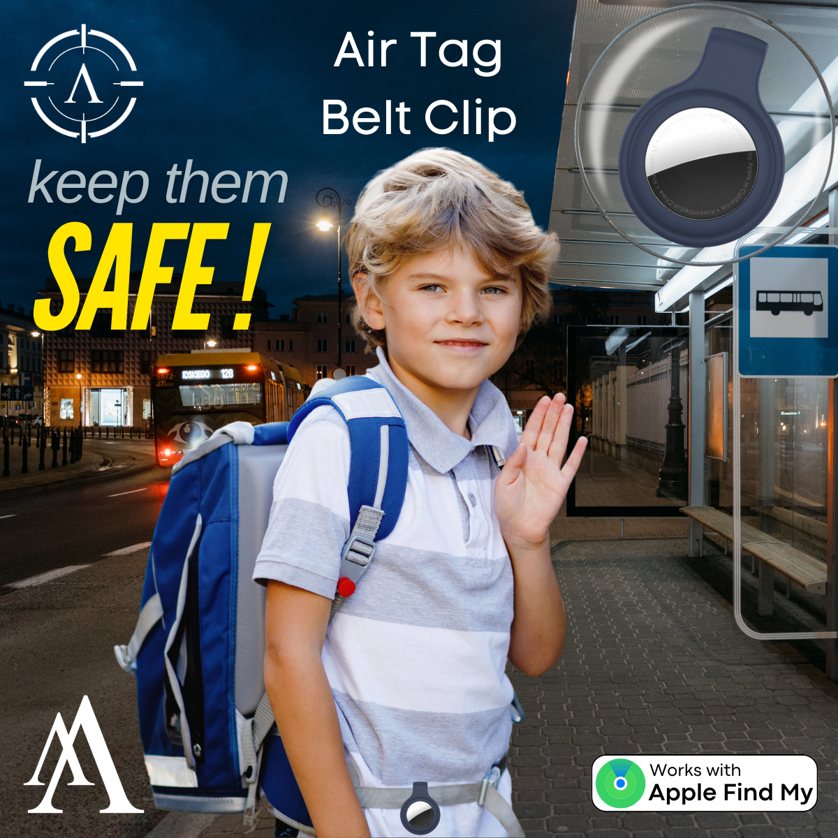 Apple Air Tag Belt Clip | Apple Air Tag Compatible!