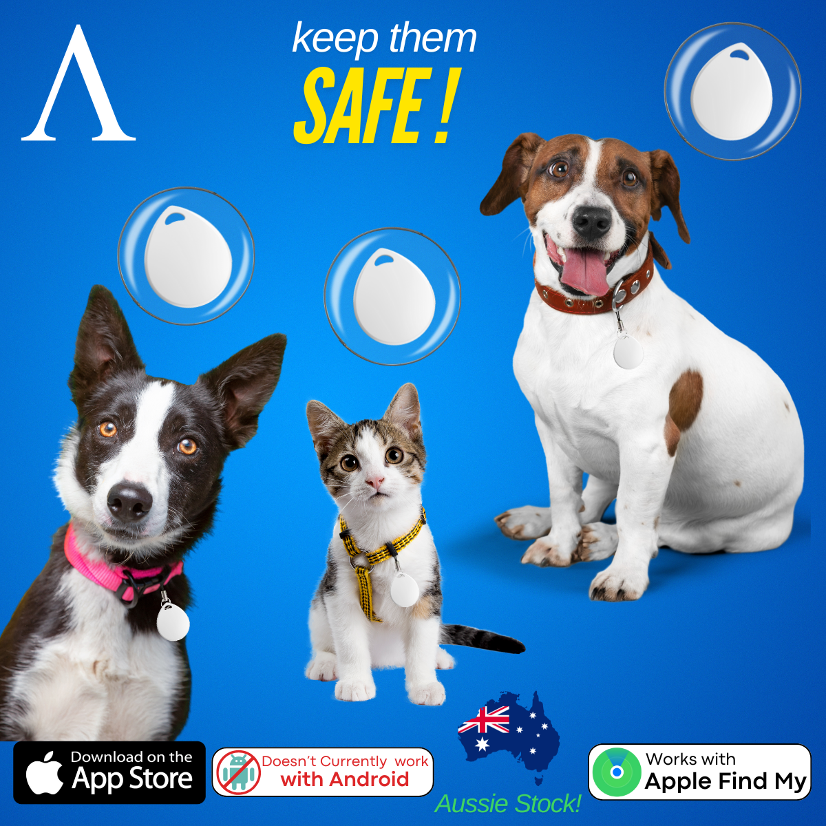 Find My Tracking Air Tag 2 PACK | The Best Air Tag Alternative!