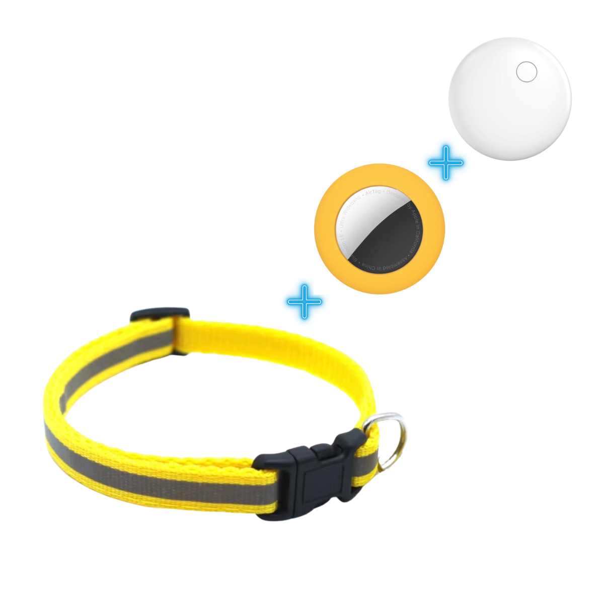 Small Dog Tracking Collar with Tracking Air Tag