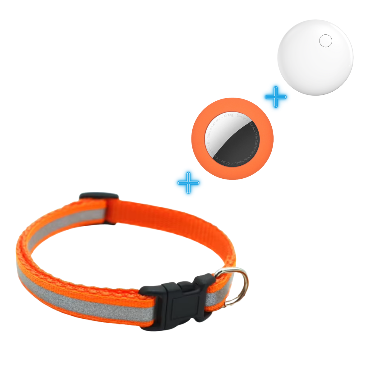 Small Dog Tracking Collar with Tracking Air Tag