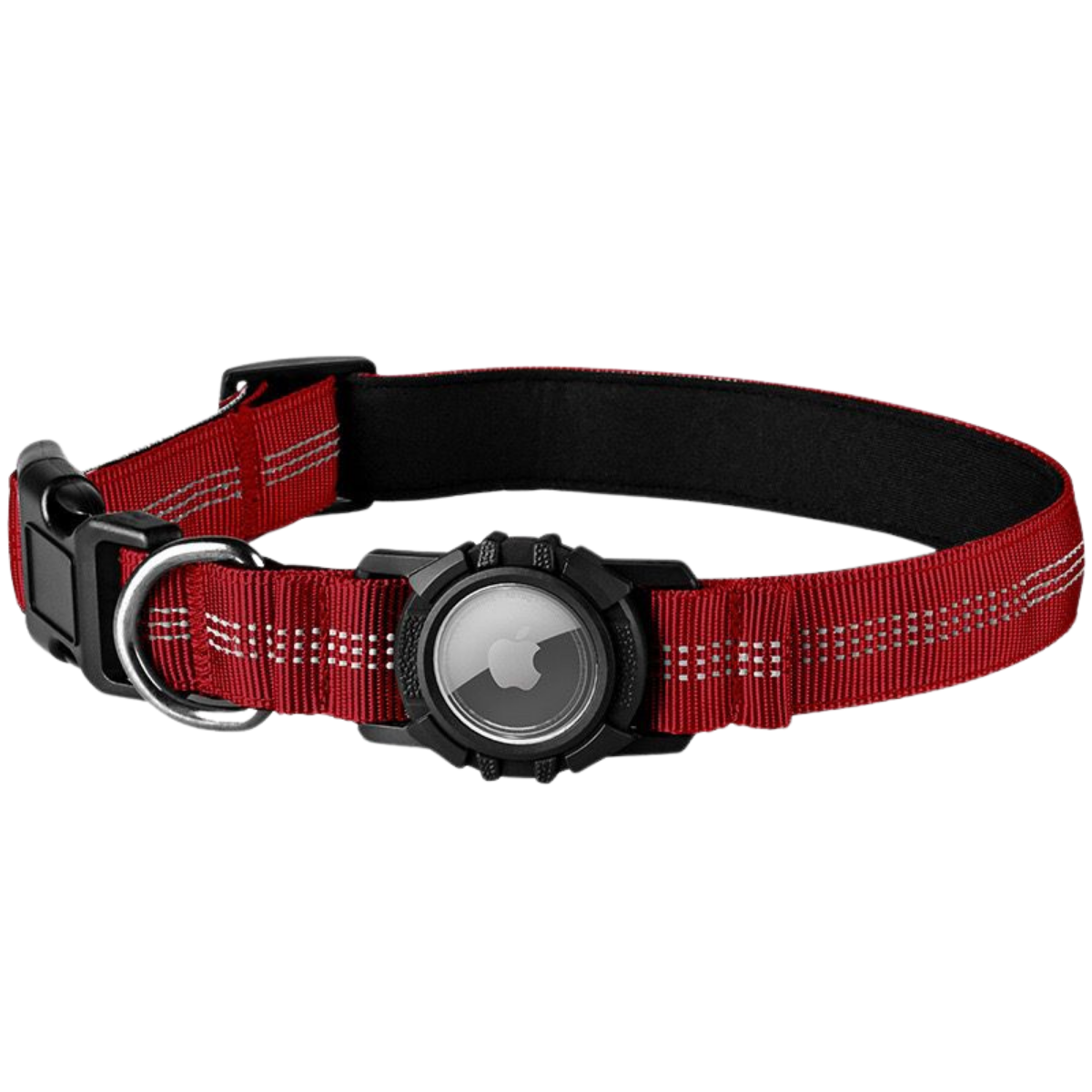 Dog Air Tag Collar Reflective | Apple Air Tag Compatible!
