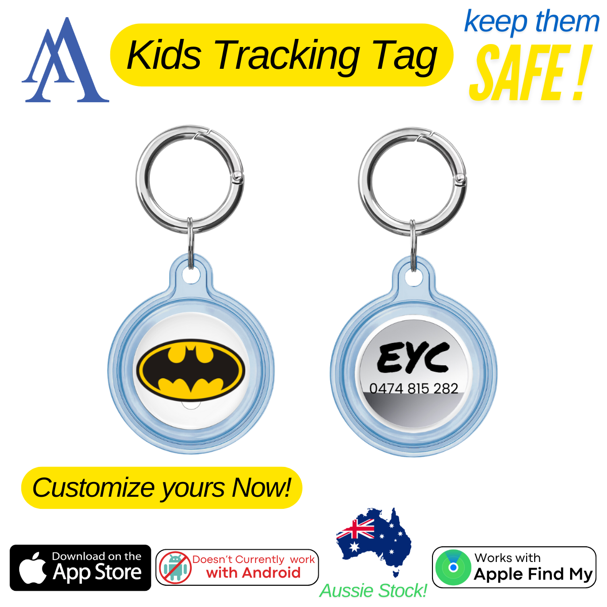 Kids Tracking Clear Case
