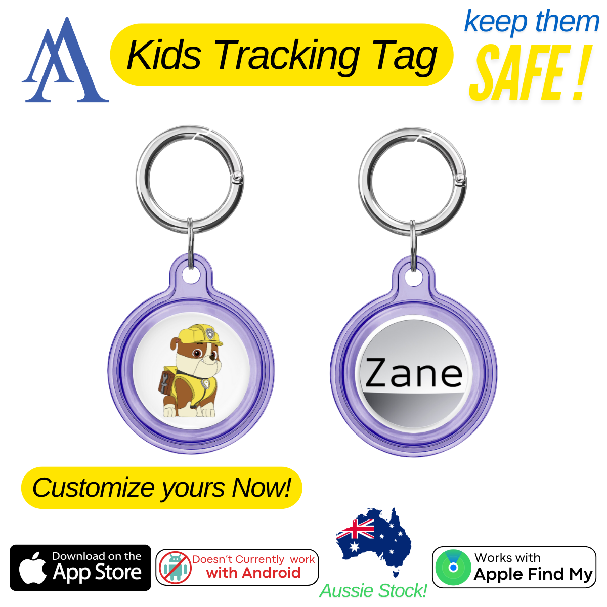 Kids Tracking Clear Case