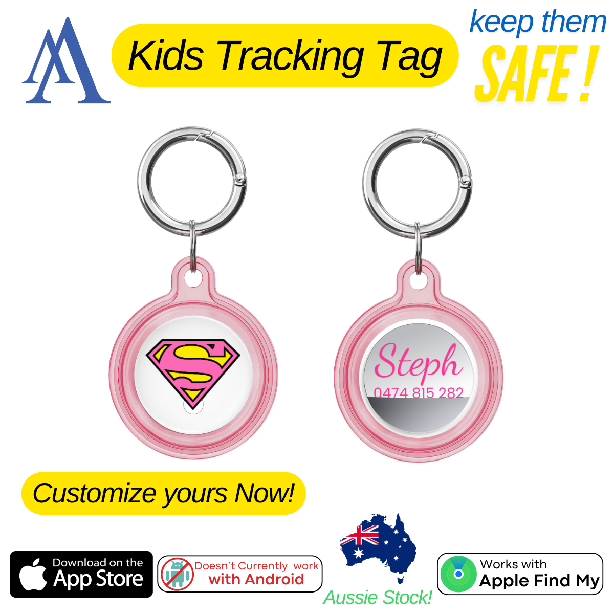 Kids Tracking Clear Case