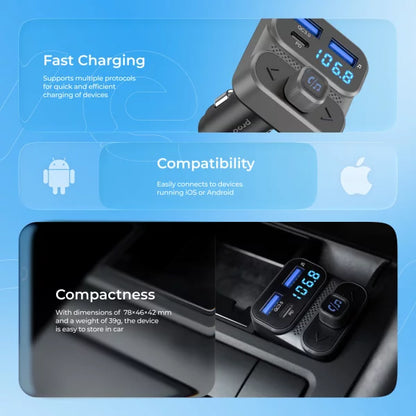 Car Charger Proove FM Launcher Luxor SE 36W