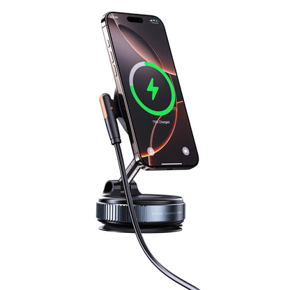 Lelantus 15W Fast Car Wireless Charger & Magnetic Phone Holder