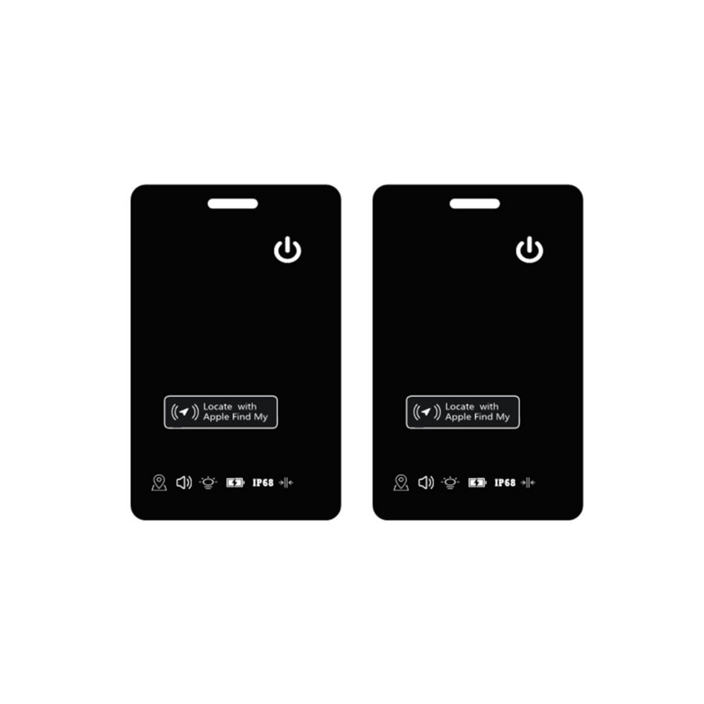 2 Pack Tracking Card – (Wireless Charging) | The Best Air Tag Alternative!