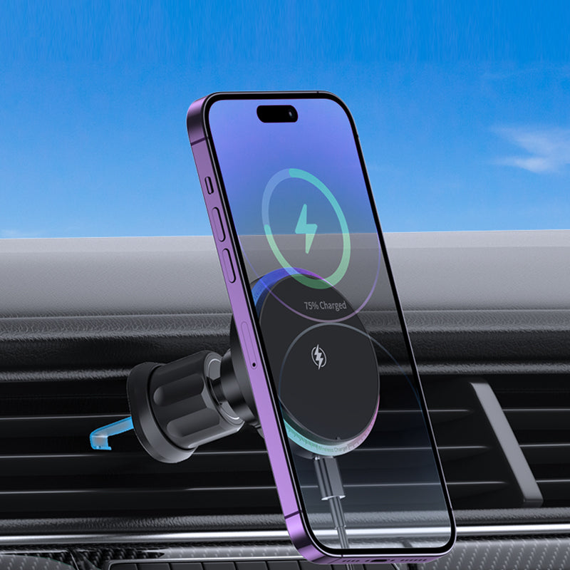 Lelantus Air Vent Smart Car Wireless Charger & Phone Holder