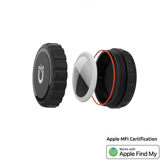 Waterproof Tracking Smart Tag + Magnetic Hard case | Includes The Best Air Tag Alternative!