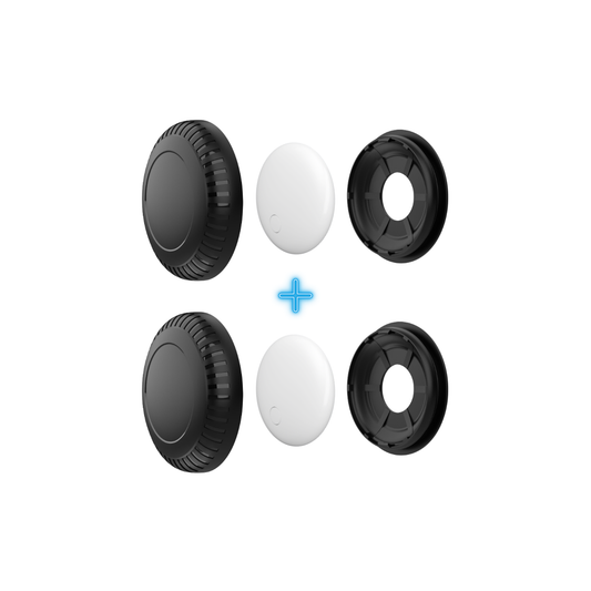 2 PACK Waterproof Tracking Air Tag + Holder | The Best 🍏Tag Alternative!