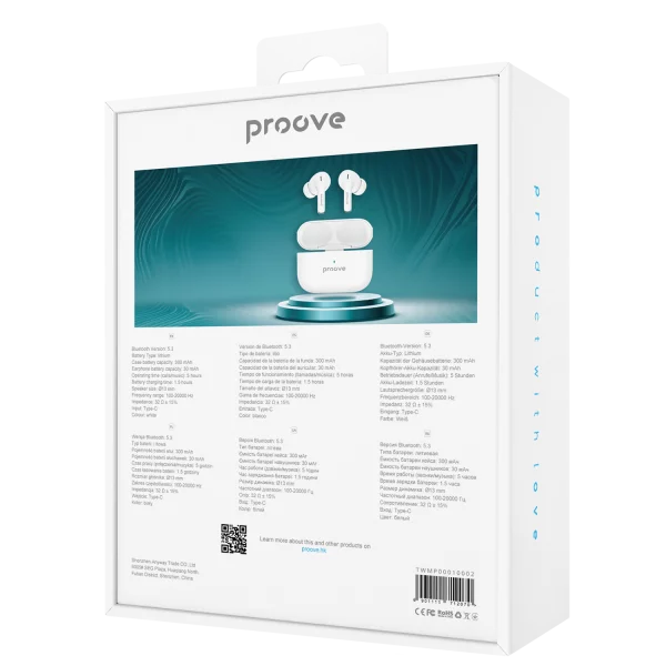 Wireless Headphones Proove Mainstream Pro TWS (APP Proove)