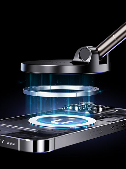 Lelantus 15W Fast Car Wireless Charger & Magnetic Phone Holder