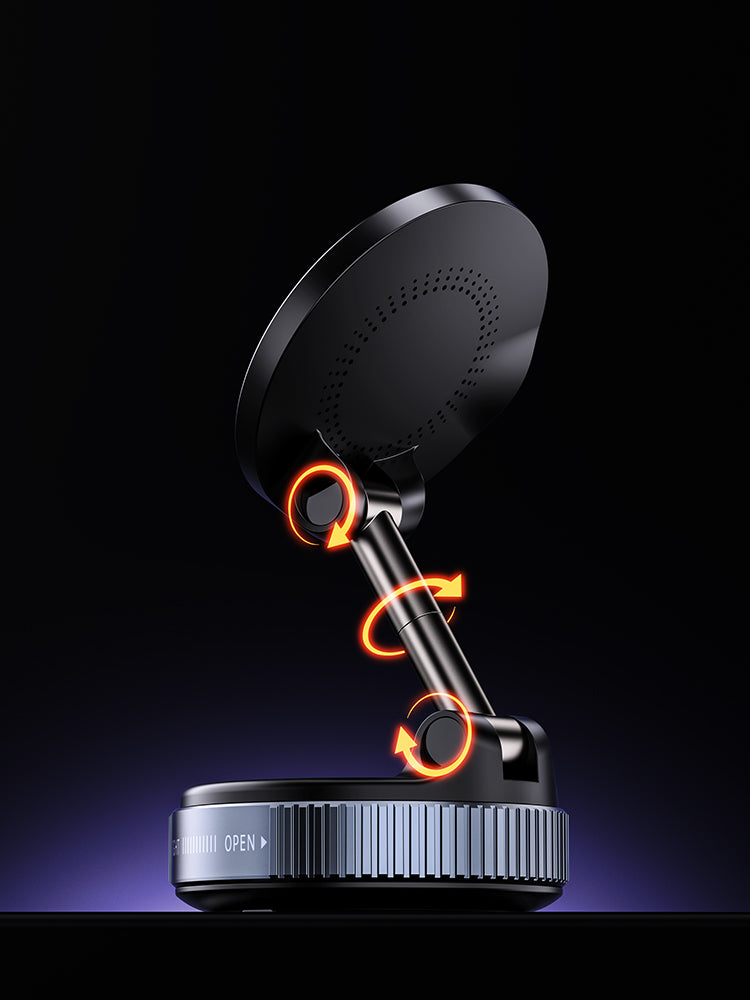 Lelantus 15W Fast Car Wireless Charger & Magnetic Phone Holder