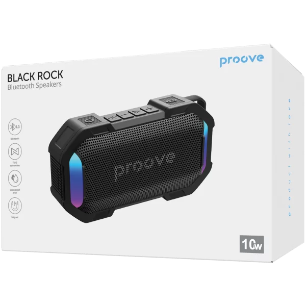 Portable Speakers Proove Black Rock (APP)