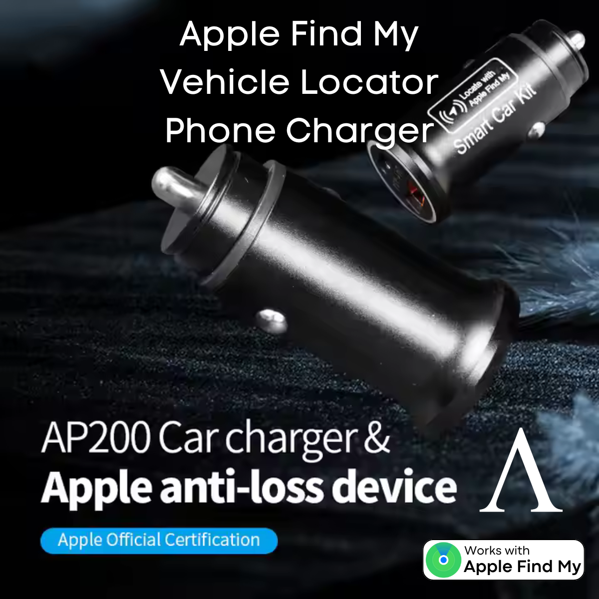 Apple Find My Car Tracking Phone Charger 2 PACK Air Tag