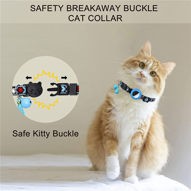Fashionable Cat Tracking Air Tag Collar | Includes The Best Air Tag Alternative!