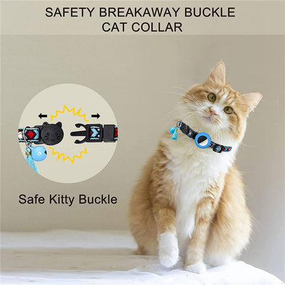 Fashionable Cat Tracking Air Tag Collar | Includes The Best Air Tag Alternative!