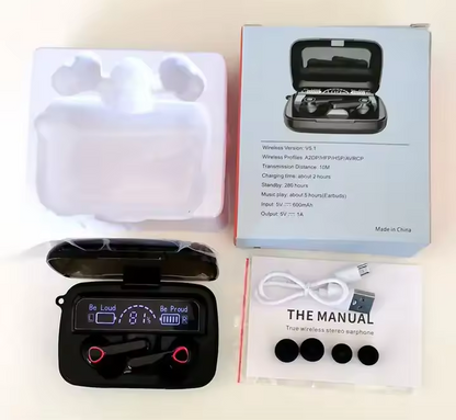 M19 TWS Wireless Headphones – Superior Sound, Waterproof &amp; Ready to Go