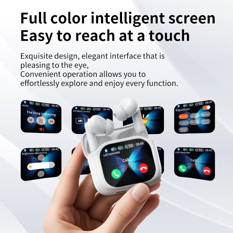 BY16 In-Ear Wireless Earbuds – Clear Sound, Smart Touch Control & Modern Noise Cancellation