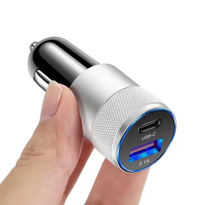Fast Charging USB-C Car Charger – Power On the Go