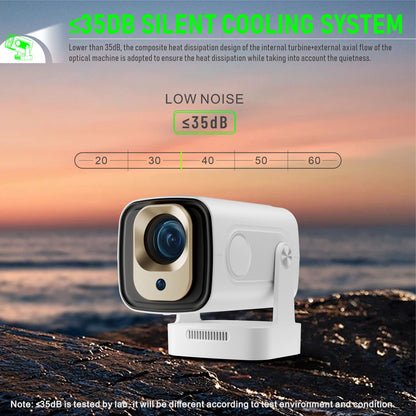 ZTX HY260 Pro Portable Smart Projector – 4K Mini Android 11 Entertainment & Presentation Powerhouse