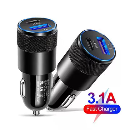 Fast Charging USB-C Car Charger – Power On the Go