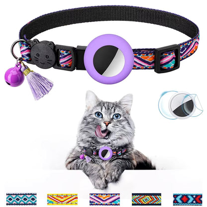 Fashionable Cat Tracking Air Tag Collar | Includes The Best Air Tag Alternative!