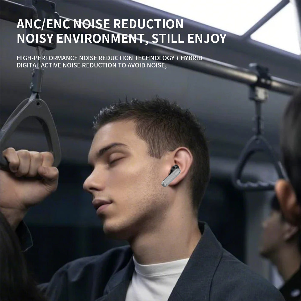 Mini Wireless 4-Mode Bluetooth Earphones with 6-Mic AI Real-Time Translator – Smart Communication Made Simple