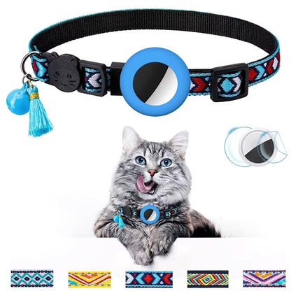 Fashionable Cat Tracking Air Tag Collar | Includes The Best Air Tag Alternative!