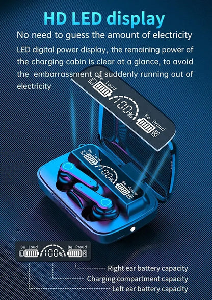 M19 TWS Wireless Headphones – Superior Sound, Waterproof &amp; Ready to Go