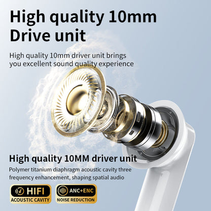 BY16 In-Ear Wireless Earbuds – Clear Sound, Smart Touch Control & Modern Noise Cancellation