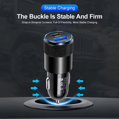 Fast Charging USB-C Car Charger – Power On the Go