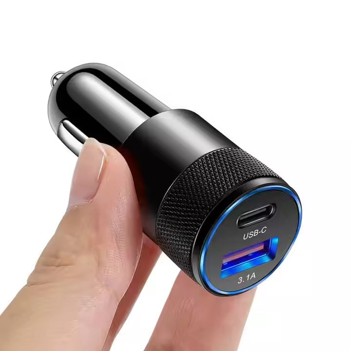 Fast Charging USB-C Car Charger – Power On the Go