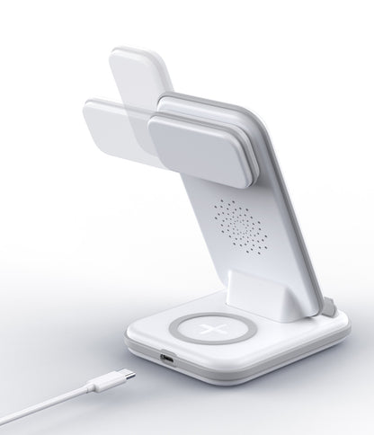 Lelantus Desktop 4-in-1 Wireless Charger with Clock & Alarm