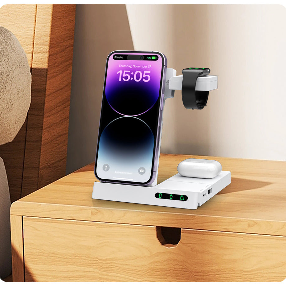 Lelantus 6-in-1 Magnetic Wireless Charger Foldable Desktop Charging Station
