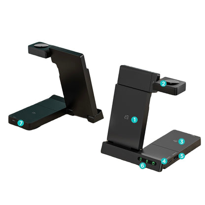 Lelantus 6-in-1 Magnetic Wireless Charger Foldable Desktop Charging Station