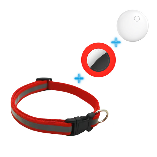 Small Dog Tracking Collar with Tracking Air Tag