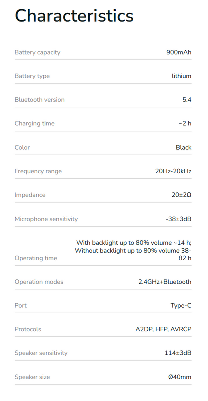 Wireless Headset Proove Gaming Glimmer