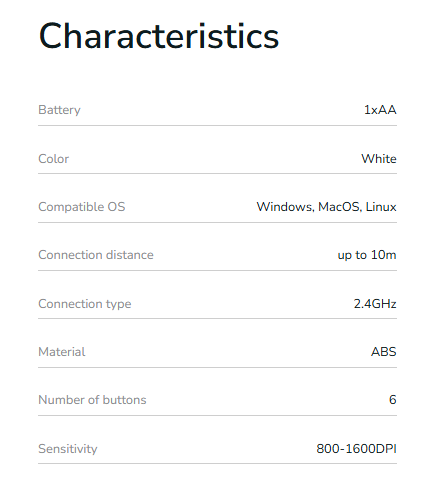 Wireless Mouse Proove Click (Copy)