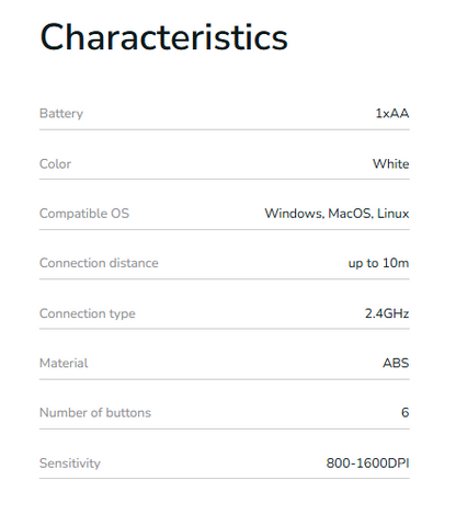 Wireless Mouse Proove Click (Copy)