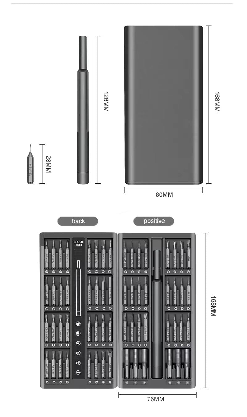 Lelantus 63-in-1 Precision Magnetic Screwdriver Set – Multi-Purpose Repair Kit for Electronics &amp; Devices
