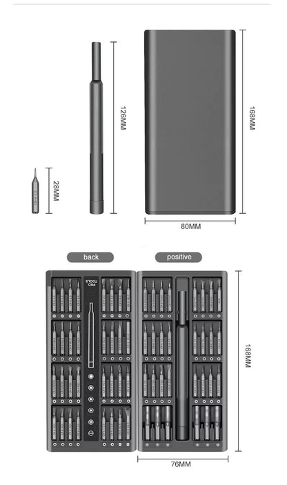 Lelantus 63-in-1 Precision Magnetic Screwdriver Set – Multi-Purpose Repair Kit for Electronics &amp; Devices
